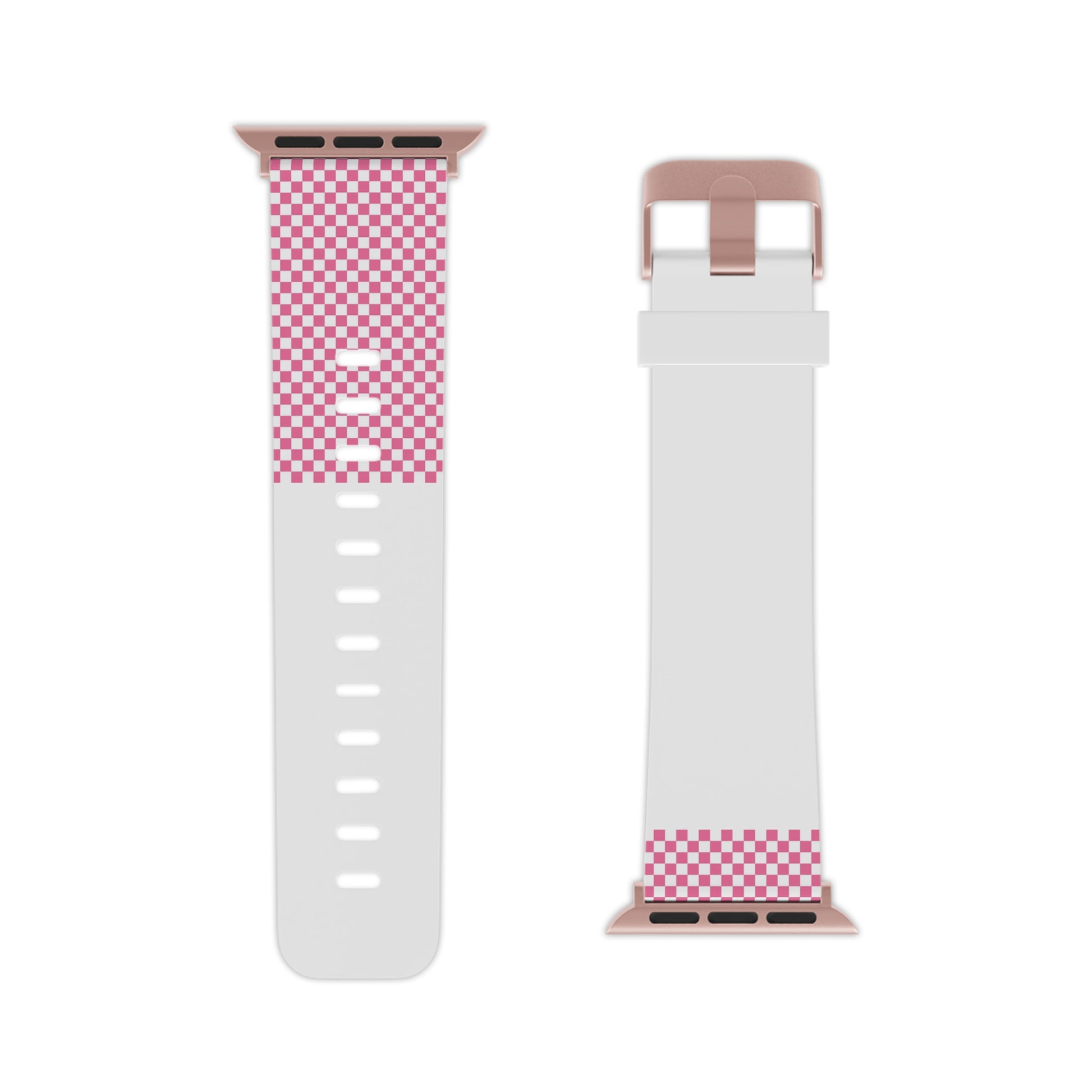 Yuyushiki Pink Check Watch Band for Apple Watch, Artsulli - Art is Long, Life is Short, Accessories, , , , , , , 
