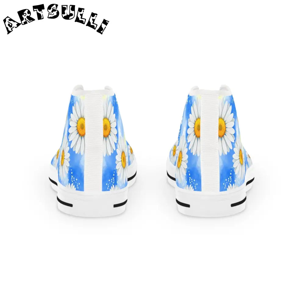 JAKKOUTTHEBXX Daisies II Men’s High Top Sneakers JAKKOUTTHEBXX