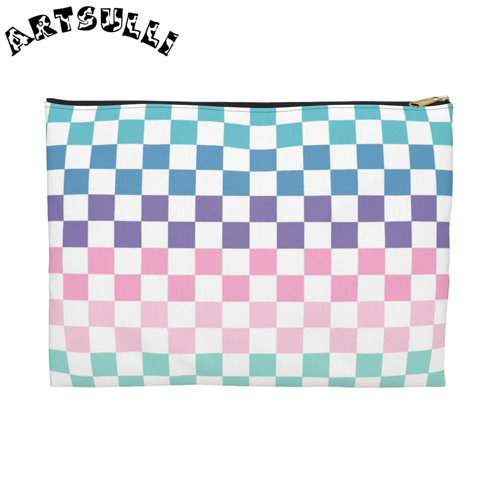 JAKKOUTTHEBXX Vaporwave Rainbow Checkerboard Multi-Color Accessory