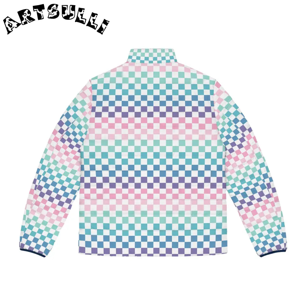 JAKKOUTTHEBXX Vaporwave Rainbow Checkerboard Multi-Color Men’s