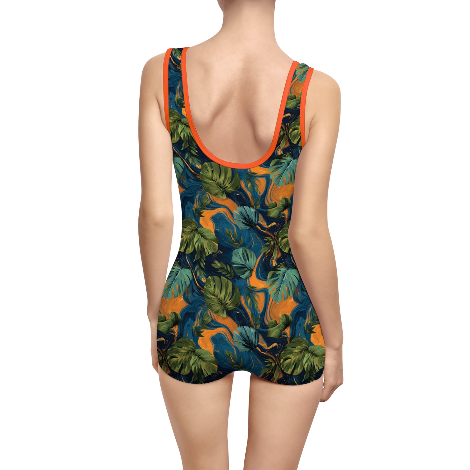 Women's Vintage Swimsuit (AOP), Artsulli - Art is Long, Life is Short, All Over Prints, , , , , , , 