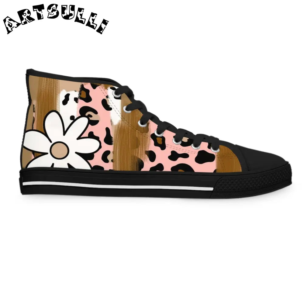 JAKKOUTTHEBXX Sutfin Ghosts Pop Art Women’s High Top Sneakers