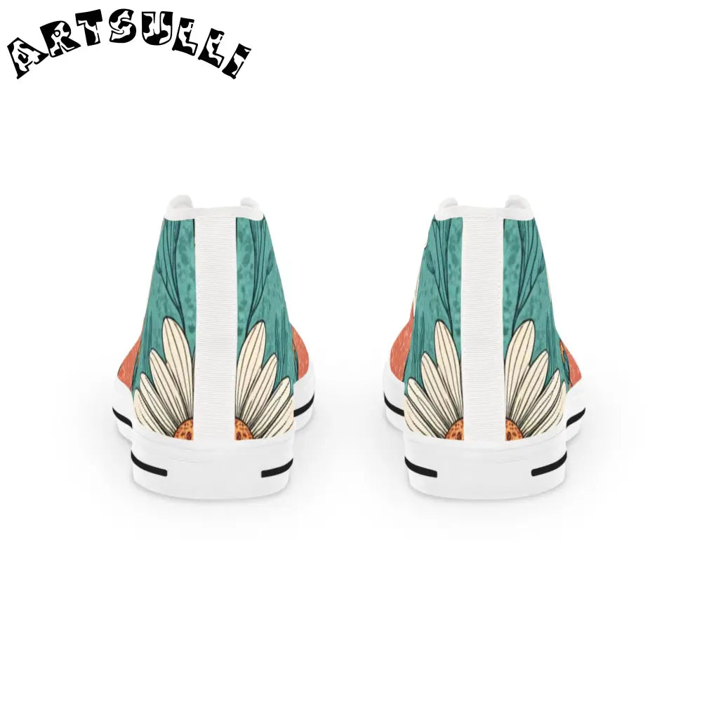 JAKKOUTTHEBXX Retro Daisy Dream Men’s High Top Sneakers