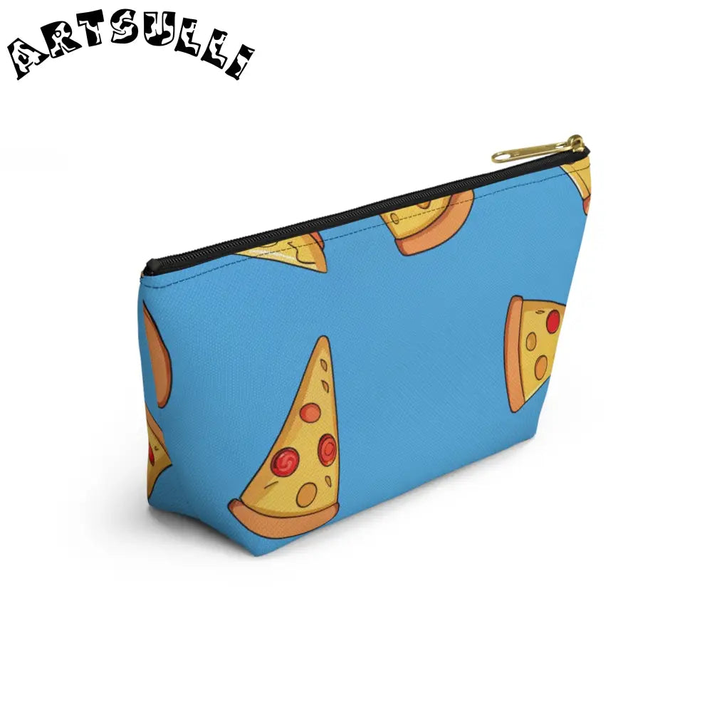 JAKKOUTTHEBXX Blue Pizza Dreamscape Accessory Pouch w T-bottom