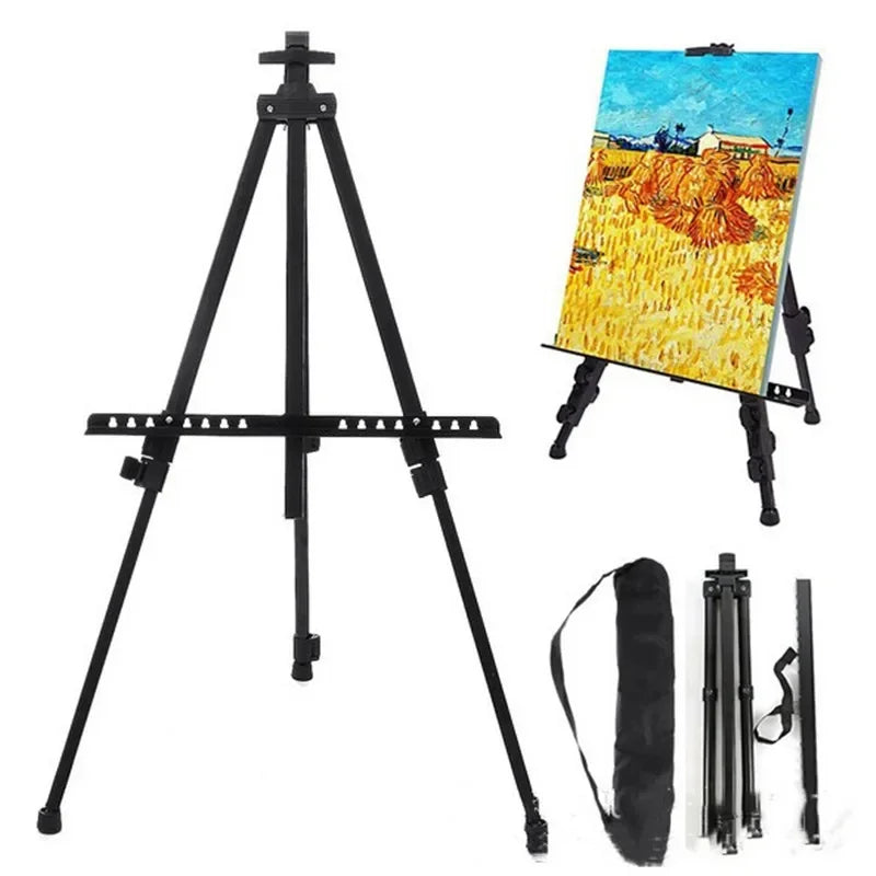 Buy The Best By Artsulli - Art is Long Life Short - Portable Adjustable Metal Sketch Easel Drawing For Artist Supplies Stand Foldable