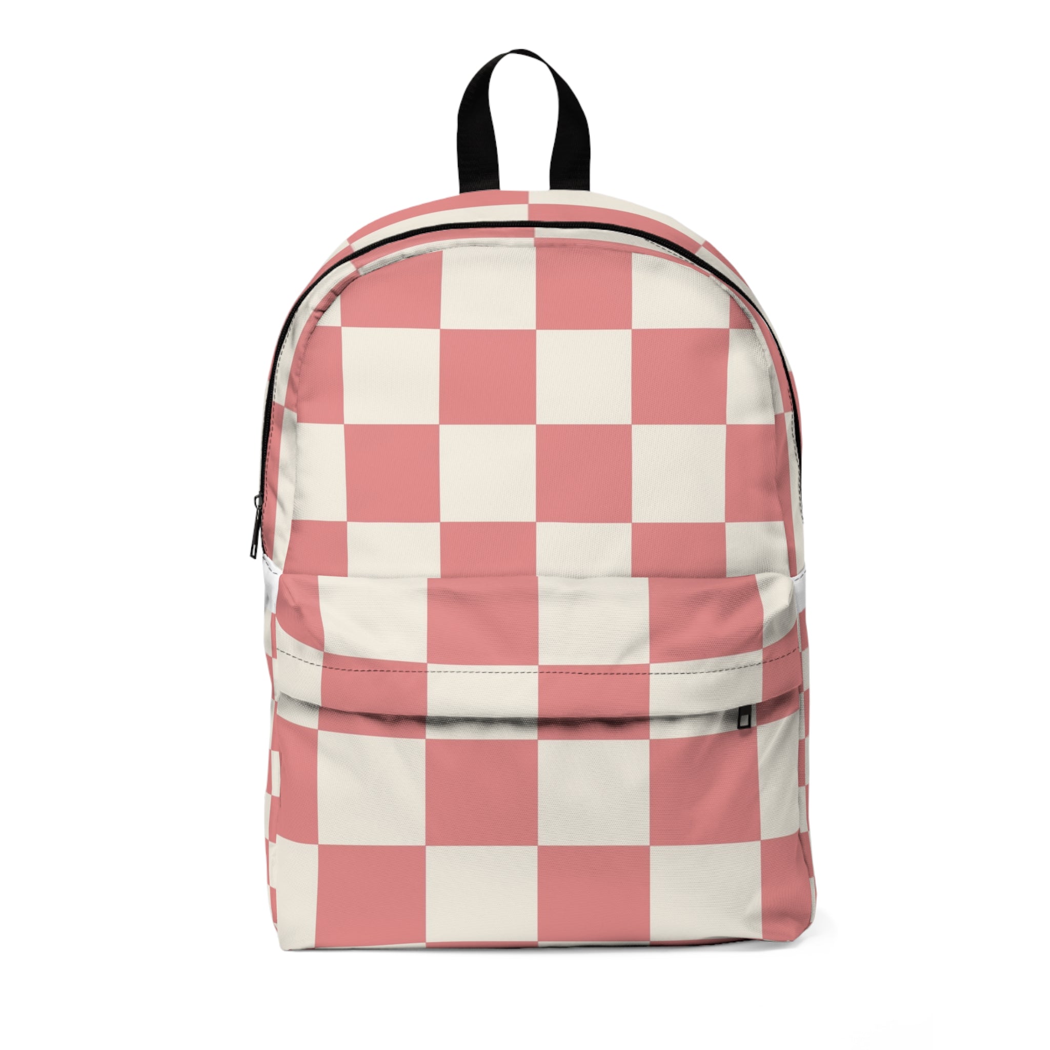 Retro Checkered Grassland Sprites Unisex Classic Backpack, Artsulli - Art is Long, Life is Short, Bags, Size, One size, , , , , 50659848518537315204
