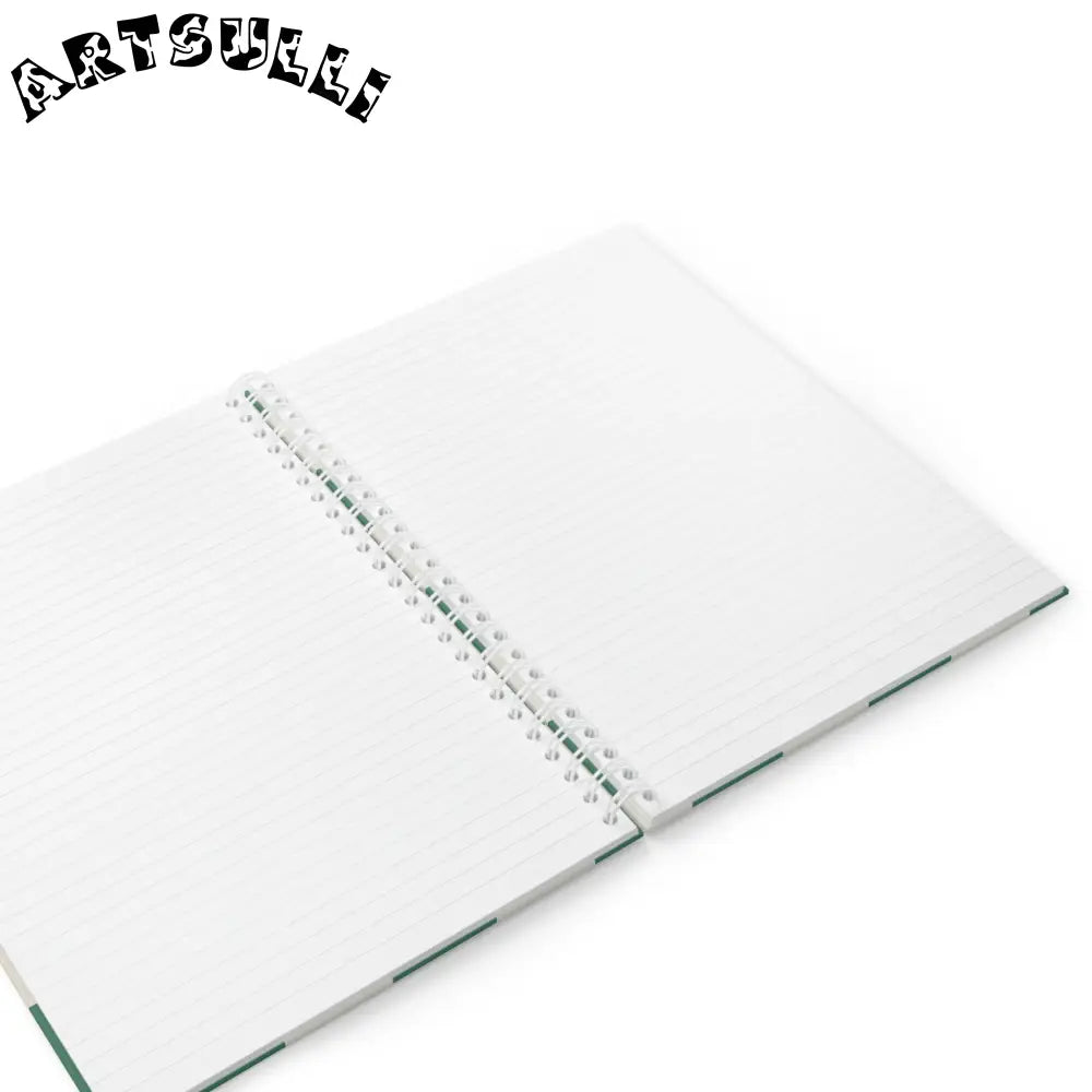 JAKKOUTTHEBXX Checkerboard Dark Green Spiral Notebook JAKKOUTTHEBXX