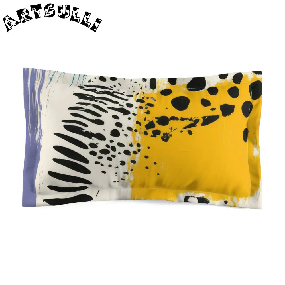 JAKKOUTTHEBXX Rae Zebra Rhapsody Microfiber Pillow Sham