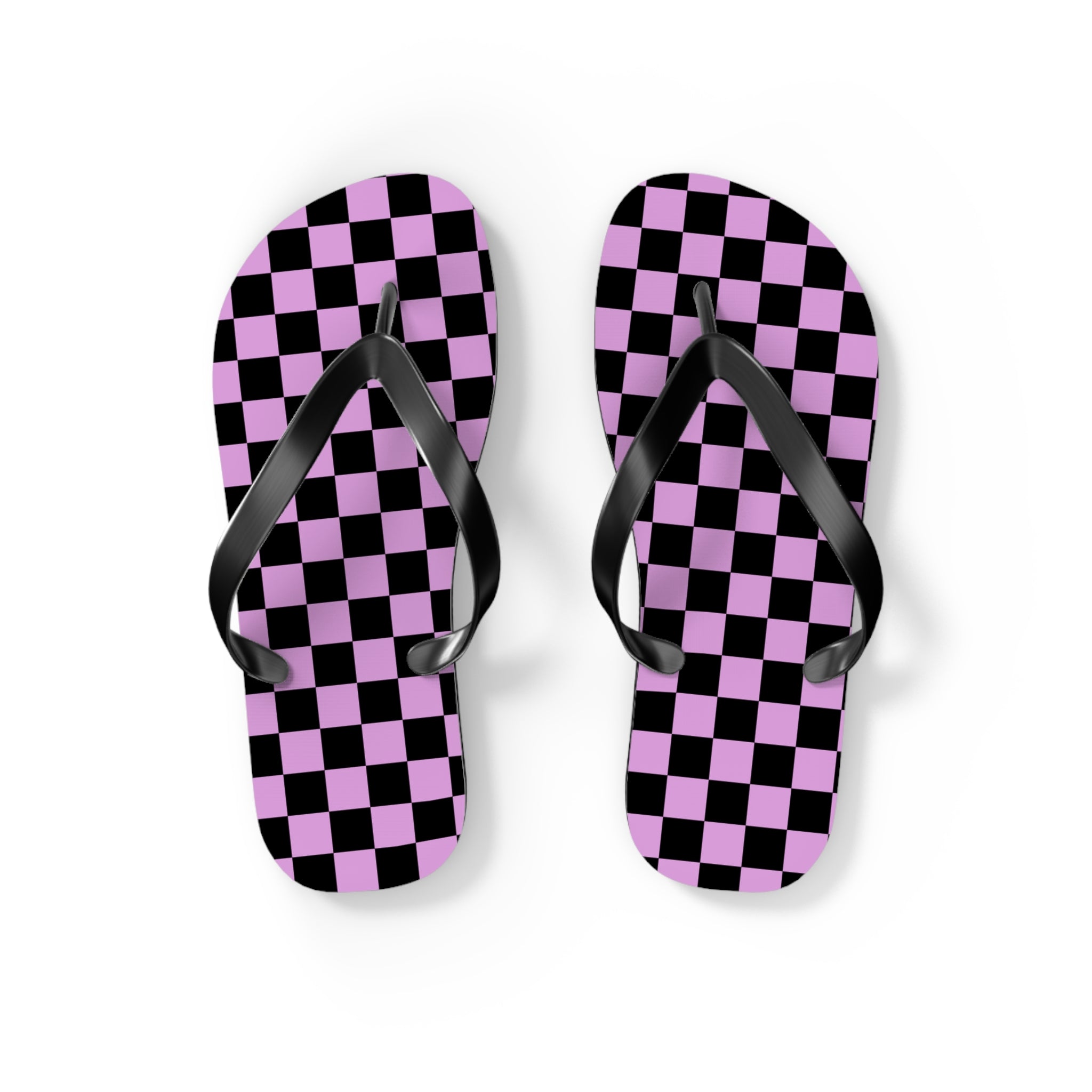 Pixel Punk Vision Flip Flops, Artsulli - Art is Long, Life is Short, Shoes, Size, S, Color, Black sole, , , 22244838022080737698