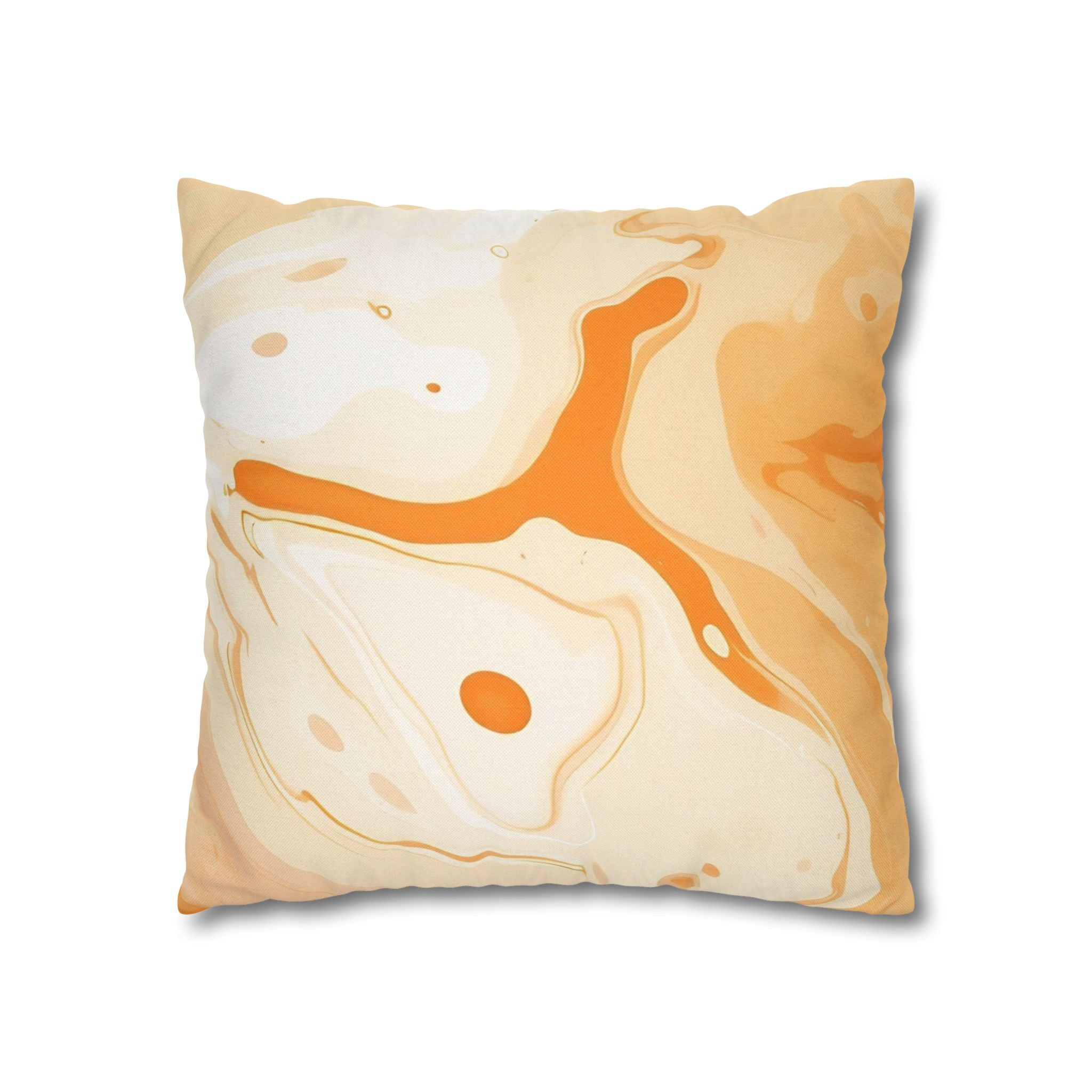 Spun Polyester Square Pillowcase