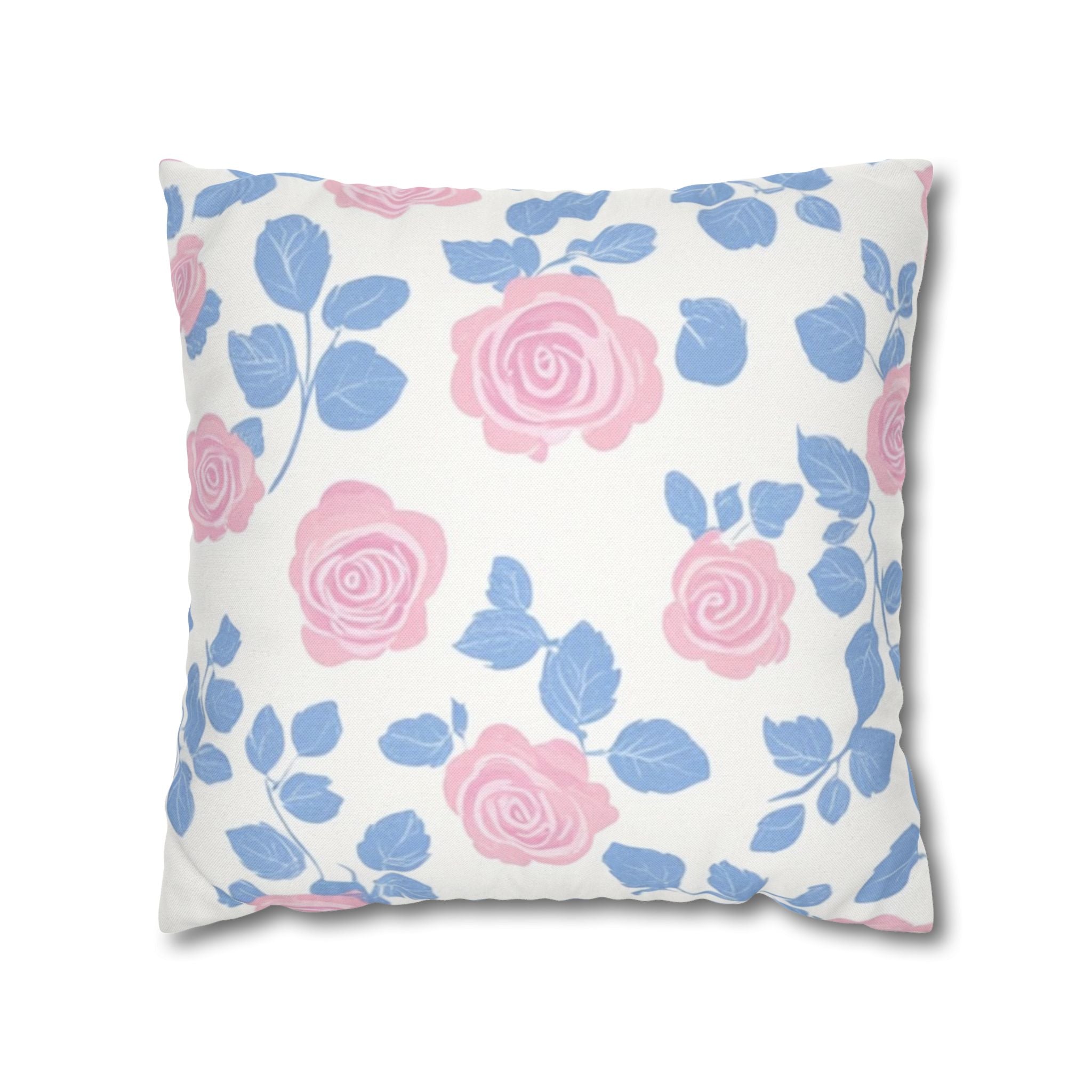 Spun Polyester Square Pillowcase