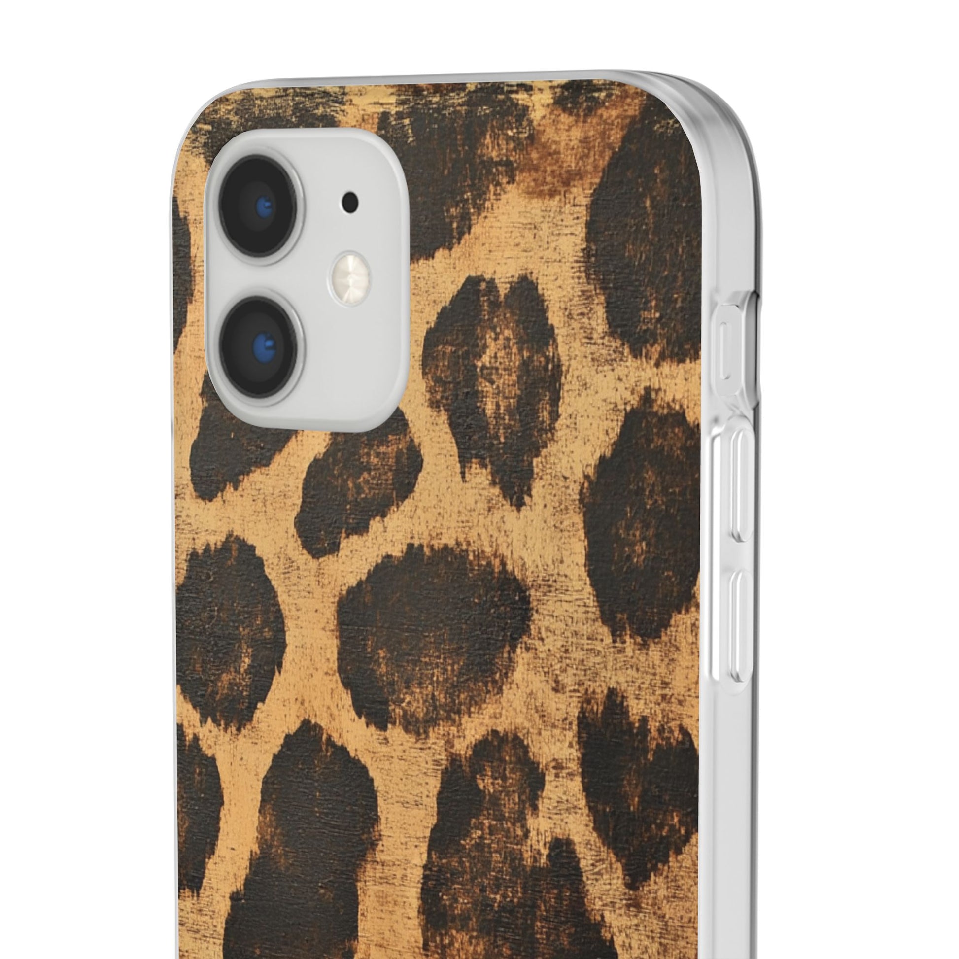 Brown Leopard Print iPhone Case, Artsulli - Art is Long, Life is Short, Phone Case, , , , , , , 