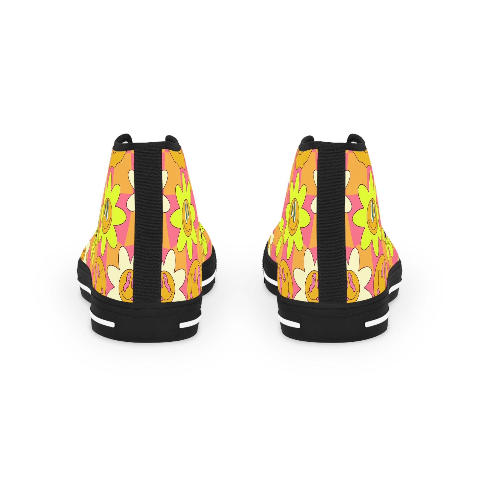 Trippy Sour Face Rave Men's High Top Sneakers, Artsulli - Art is Long, Life is Short, Shoes, , , , , , , 
