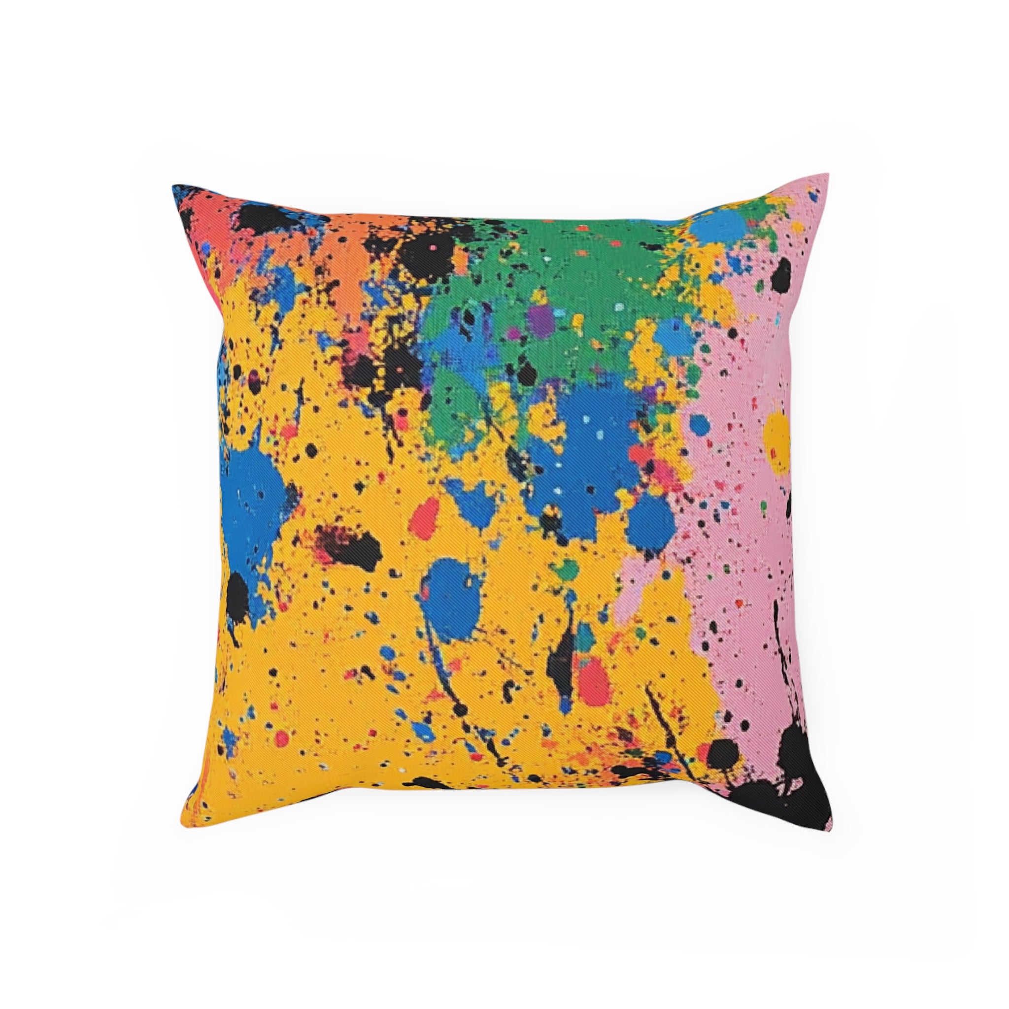 The Colors Of Paint Splatter Cushion, Artsulli - Art is Long, Life is Short, Home Decor, Size, 15.7 × 15.7, , , , , 12423451355247