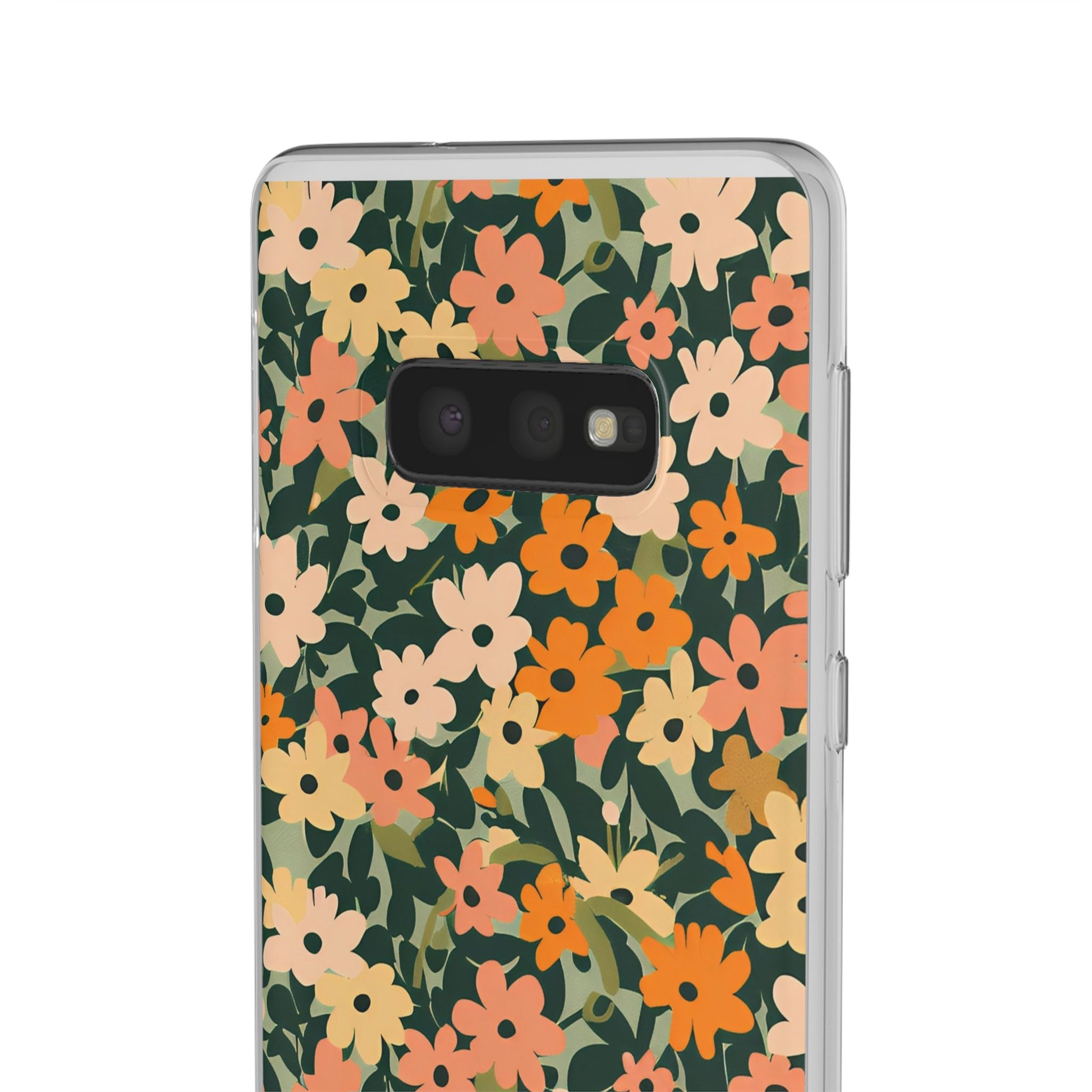 Vibrant Floral Clear Phone Case, Artsulli - Art is Long, Life is Short, Phone Case, , , , , , , 