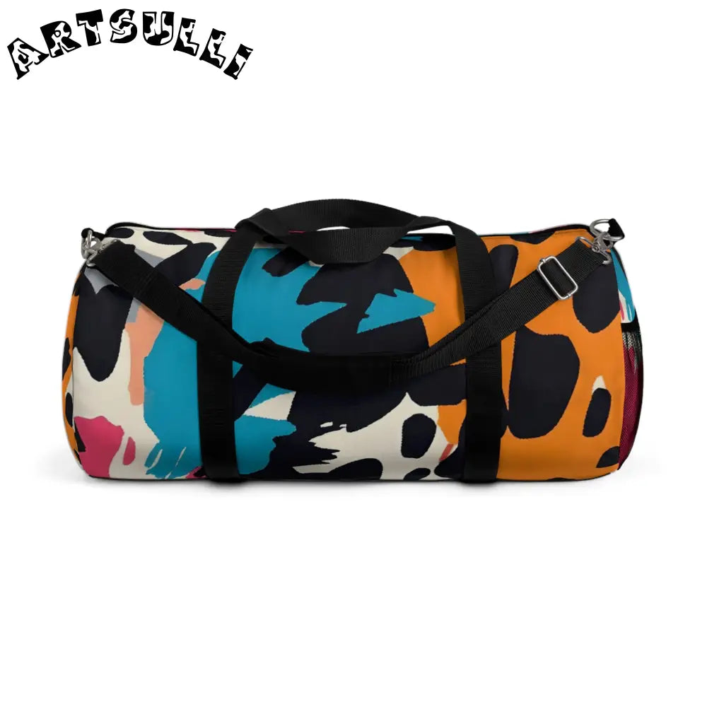 JAKKOUTTHEBXX Wild Brush Strokes x Animal Print Multi-Color Duffel