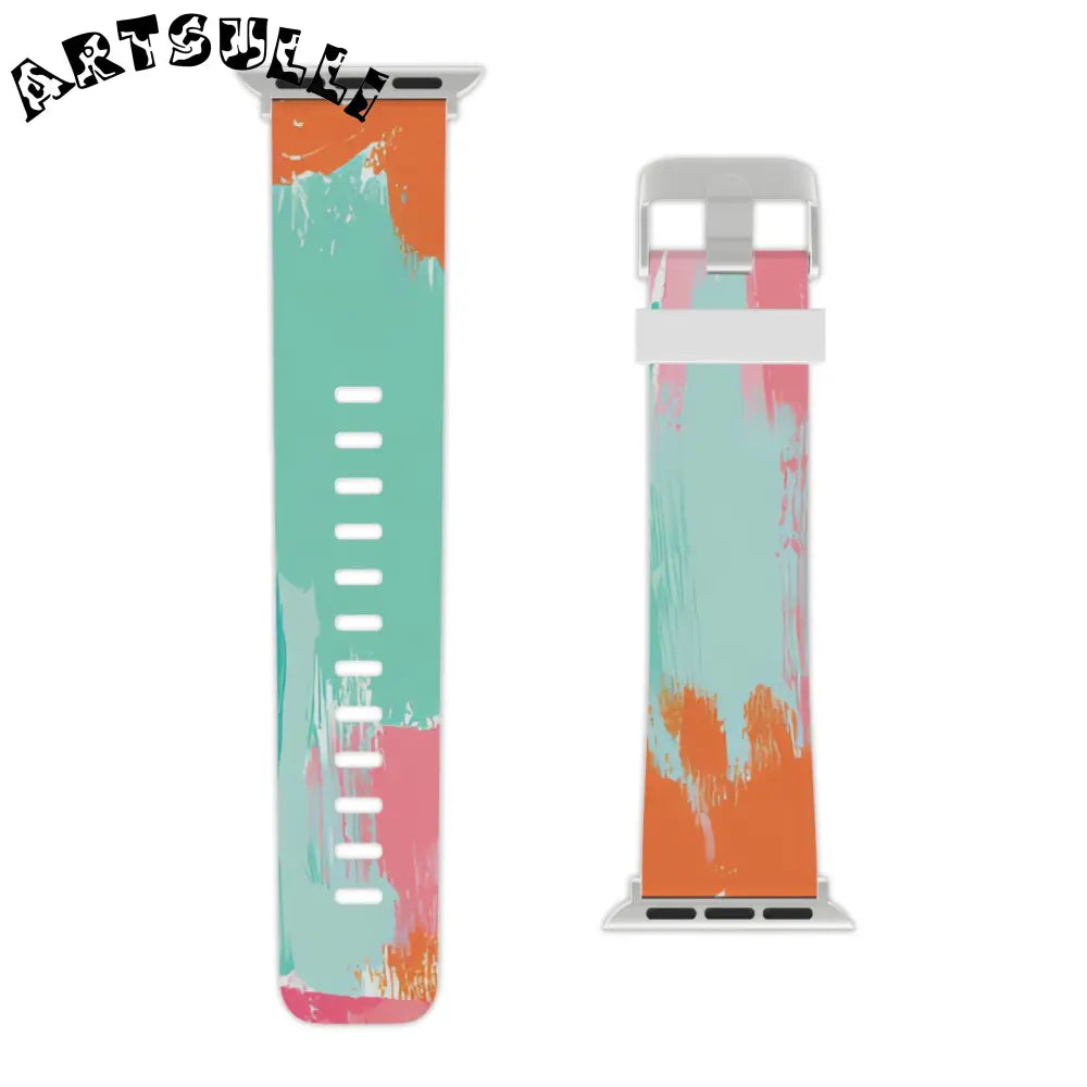 JAKKOUTTHEBXX Preppy Pixel Bloom II Watch Band for Apple Watch