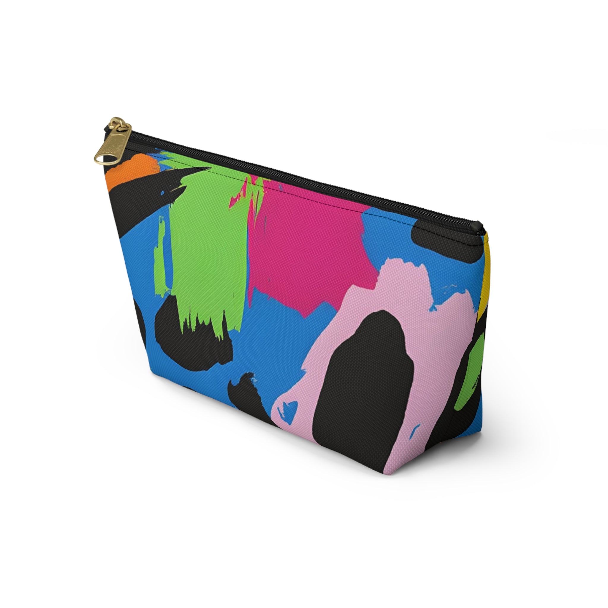 90s Neon Accessory Pouch w T-bottom, Artsulli - Art is Long, Life is Short, Bags, , , , , , , 