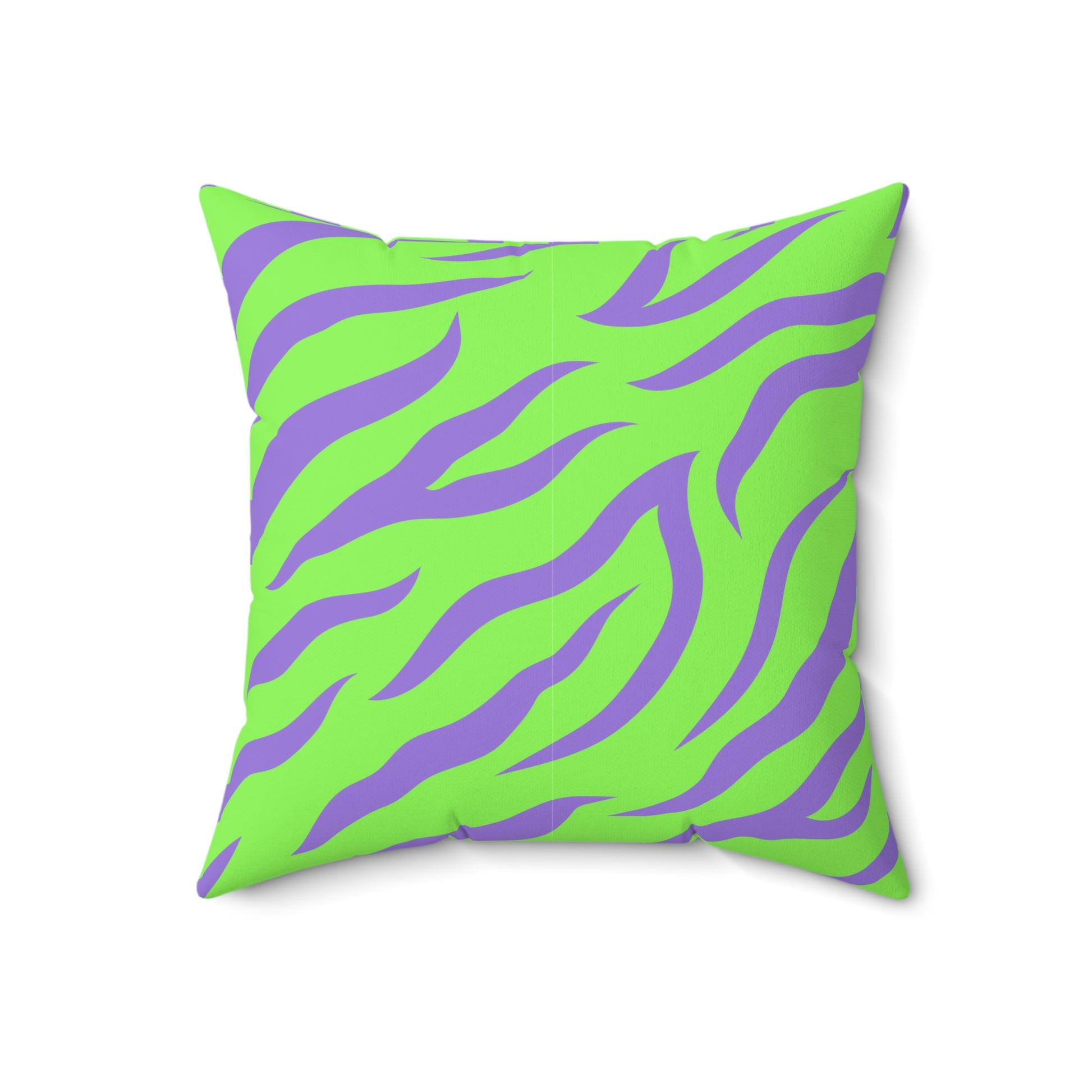 Tyrannosaurus Print Green and Purple Spun Polyester Square Pillow, Artsulli - Art is Long, Life is Short, Home Decor, , , , , , , 