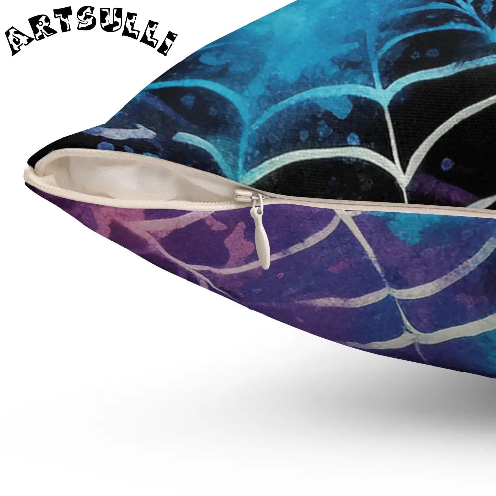 JAKKOUTTHEBXX Colorful Spiderweb Throw Pillow 2025
