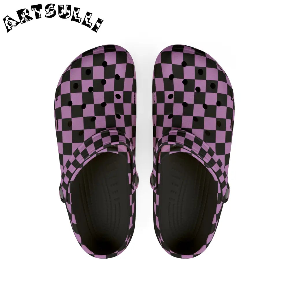 JAKKOUTTHEBXX Pixel Punk Vision EVA Foam Rubber Shoes (AOP)