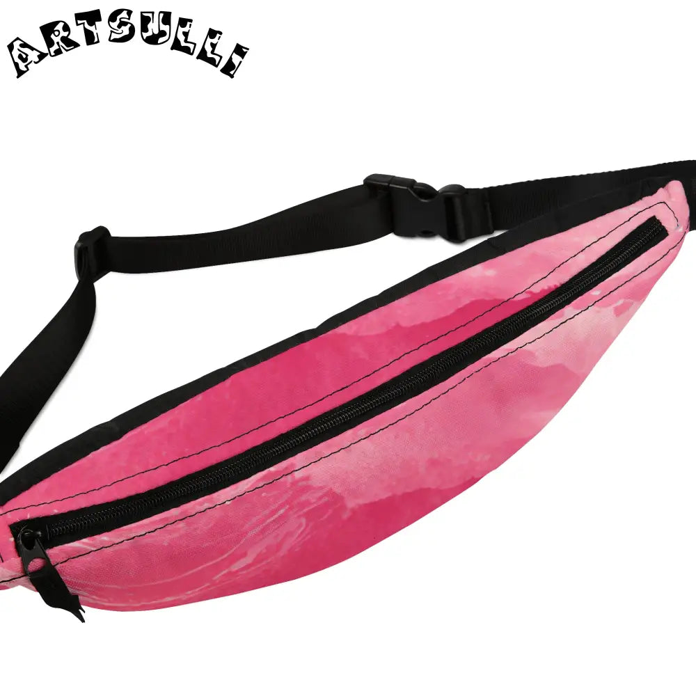 JAKKOUTTHEBXX The Great Pastelwave Pink and Blue Fanny Pack