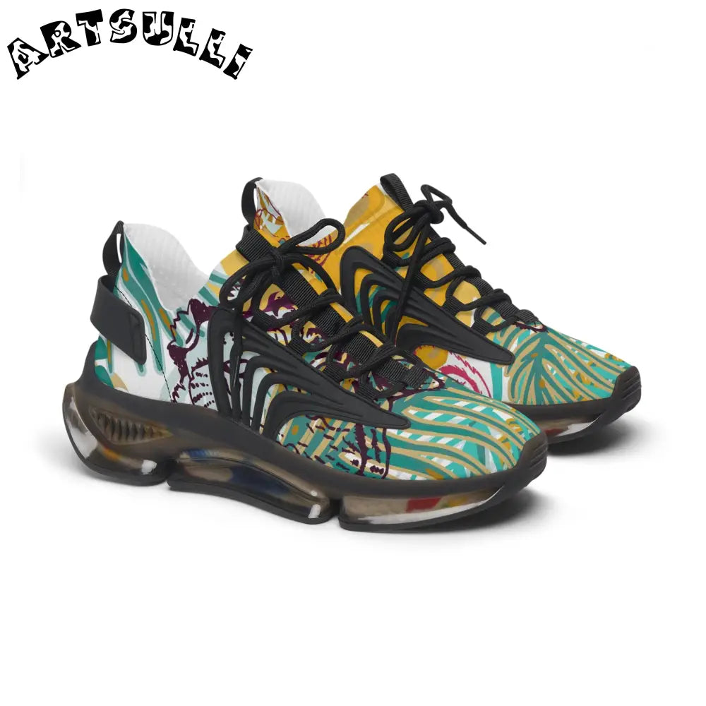 JAKKOUTTHEBXX Tropical Jungle Tigers Brown and Green Women’s Mesh