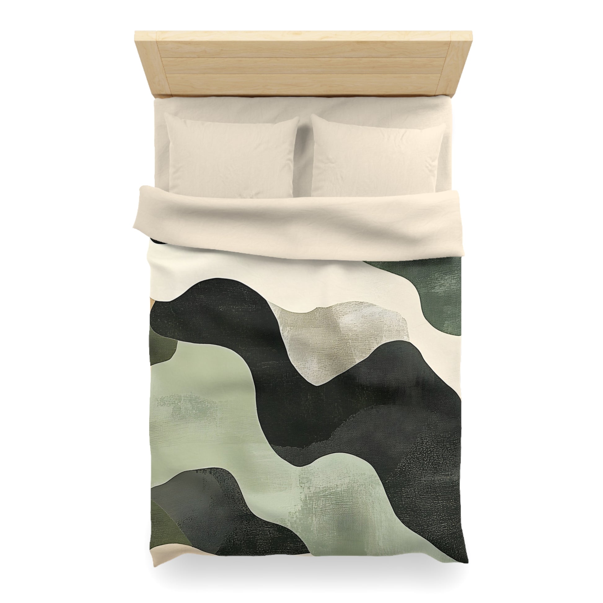 Camo Art Microfiber Duvet Cover, Artsulli - Art is Long, Life is Short, Home Decor, , , , , , , 