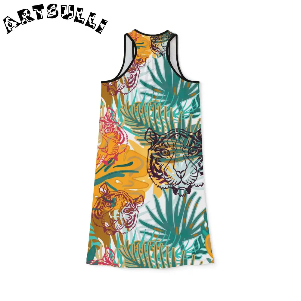 JAKKOUTTHEBXX Tropical Jungle Tigers Brown and Green Women’s
