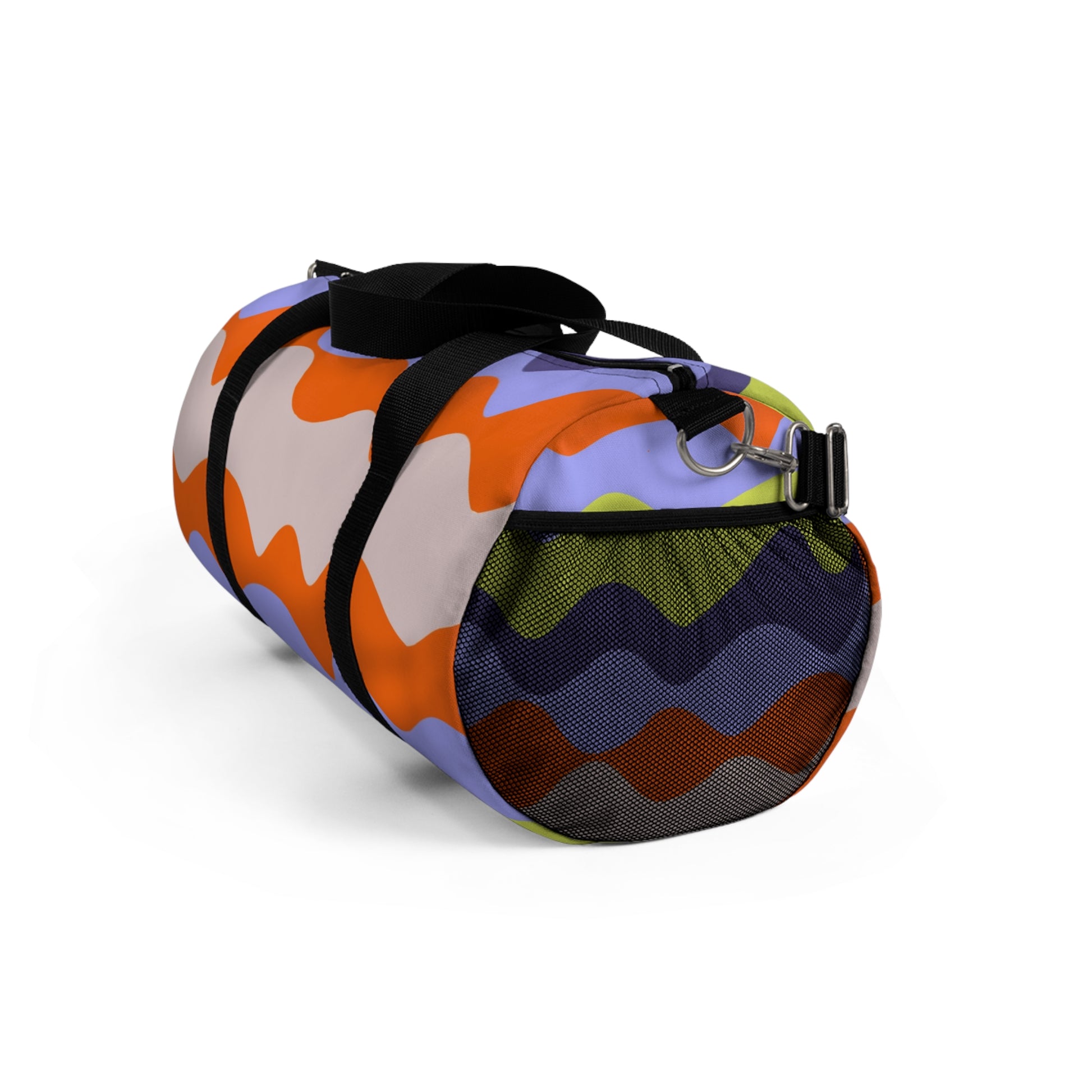 Waves II Red and Blue Duffel Bag, Artsulli - Art is Long, Life is Short, Bags, , , , , , , 