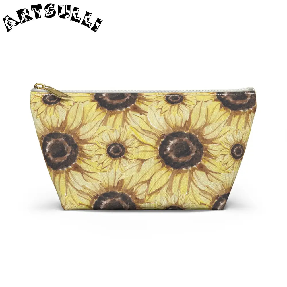 JAKKOUTTHEBXX Retro Anime Sunflower Accessory Pouch w T-bottom