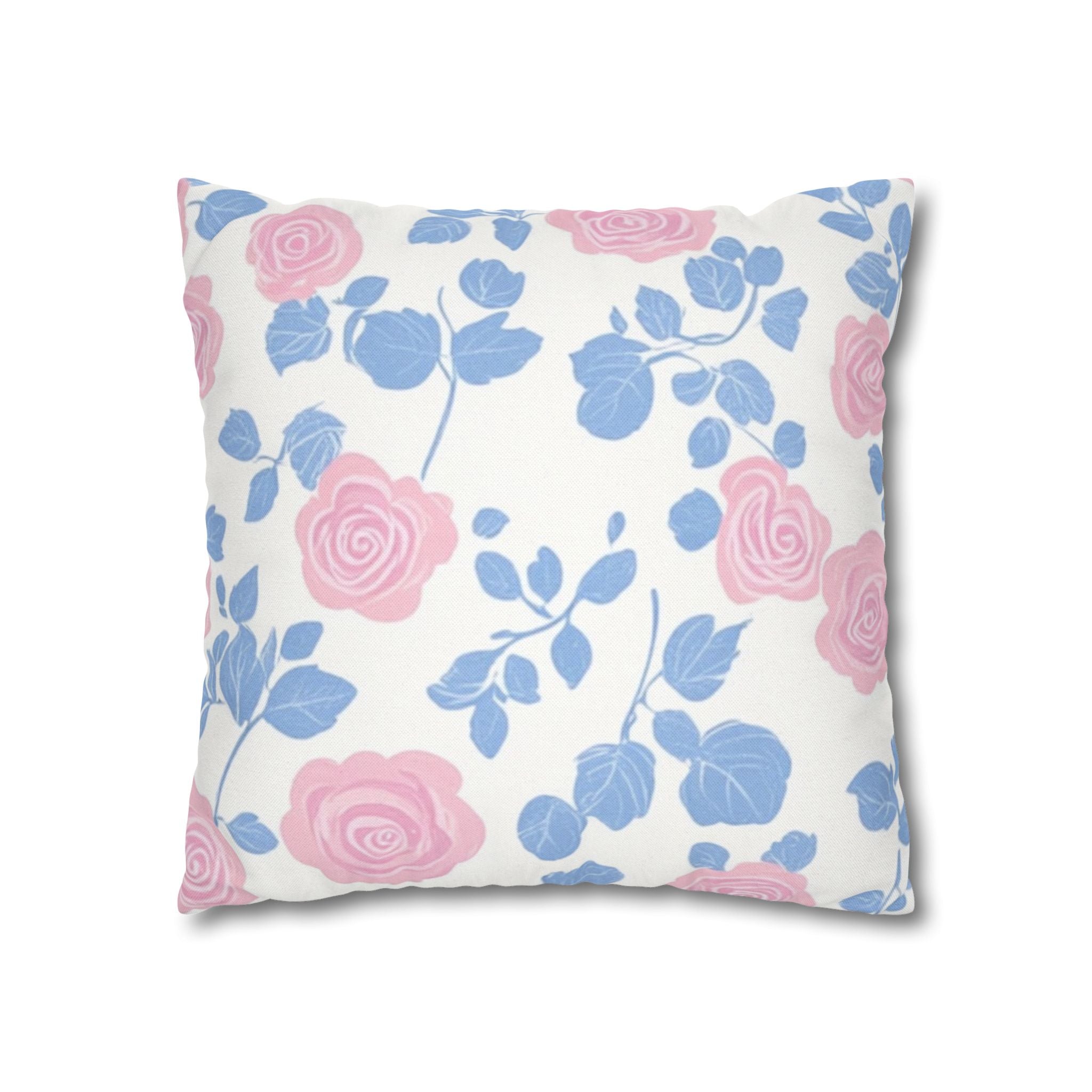 Spun Polyester Square Pillowcase