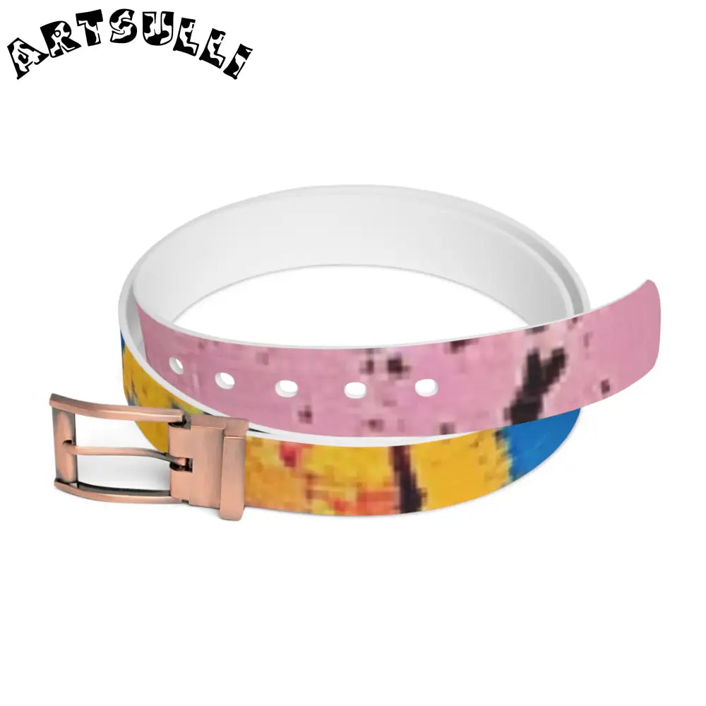 JAKKOUTTHEBXX The Colors Of Paint Splatter Belt JAKKOUTTHEBXX