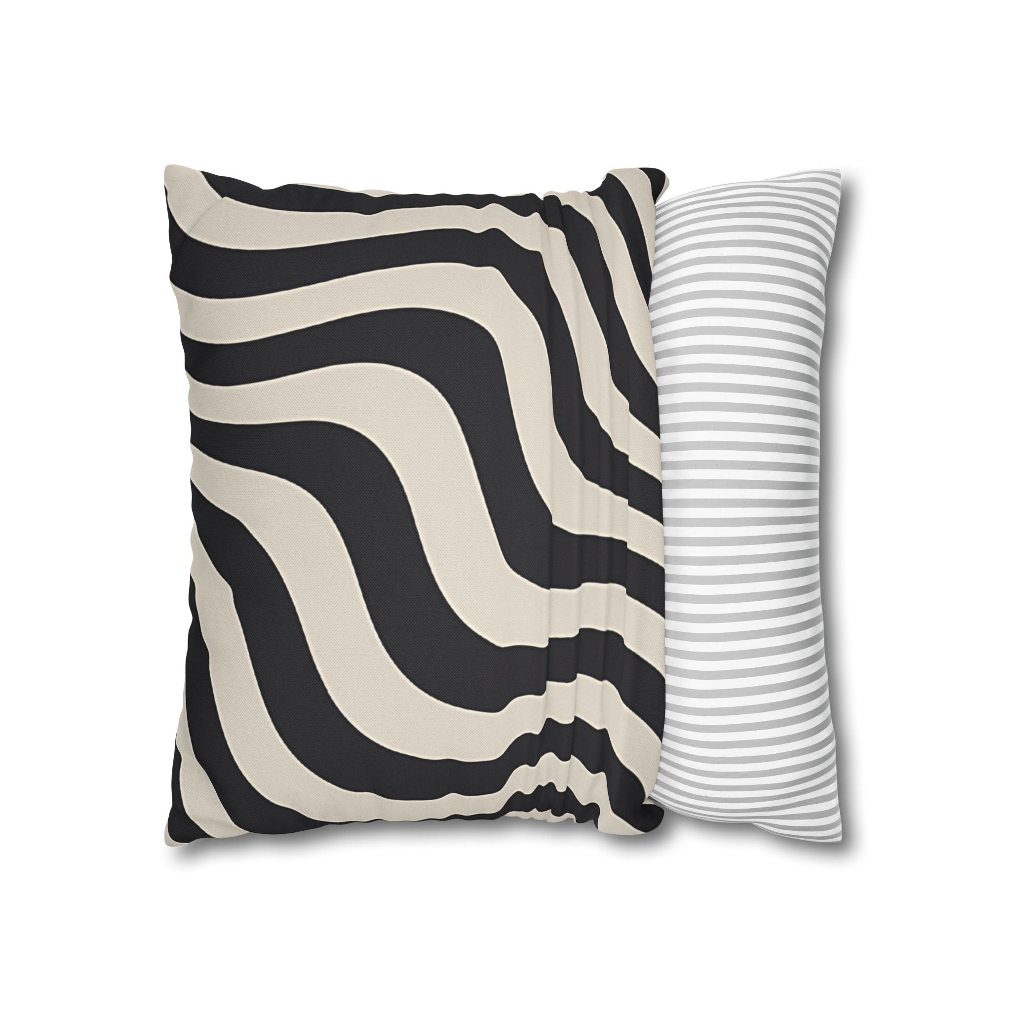 Spun Polyester Square Pillowcase