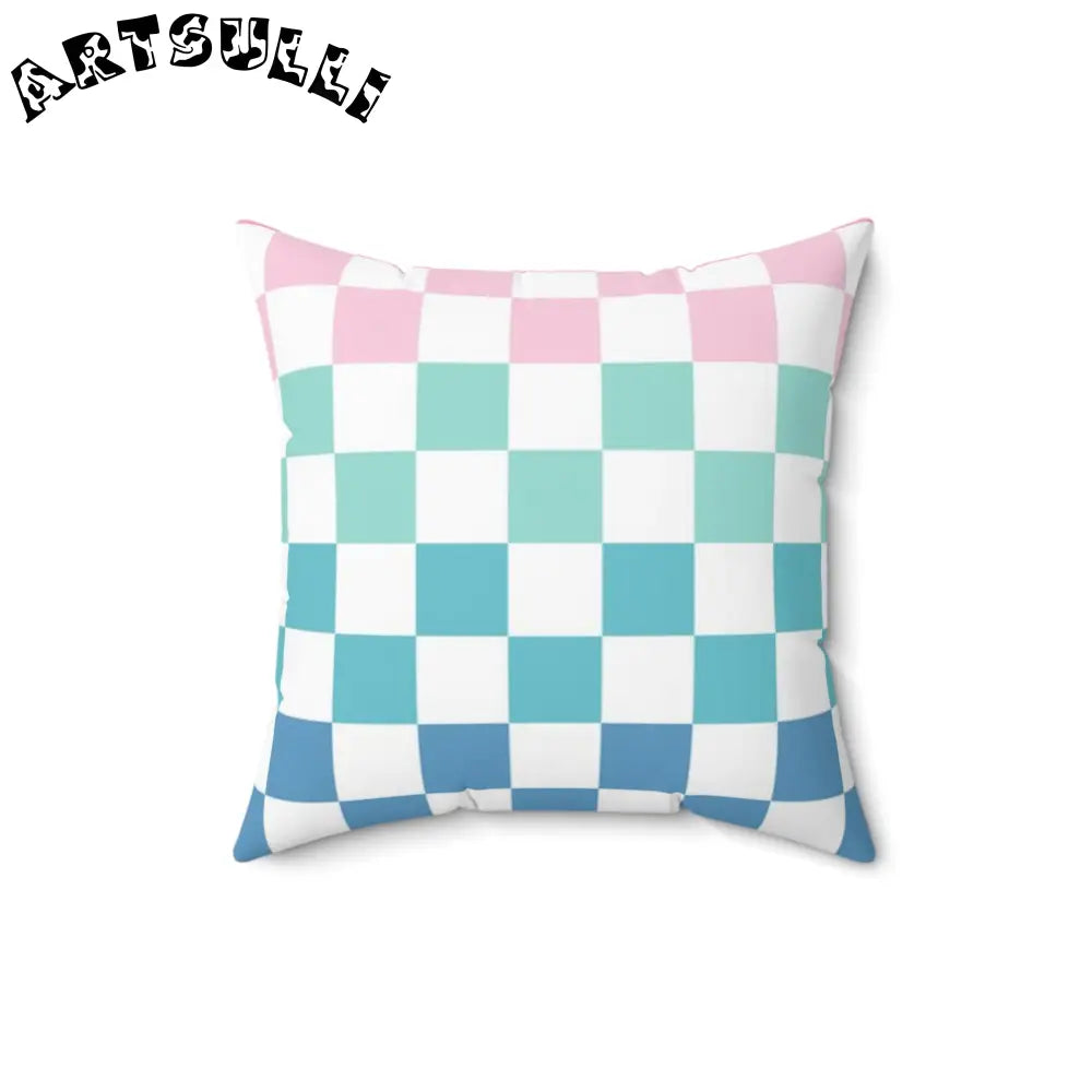 JAKKOUTTHEBXX Vaporwave Rainbow Checkerboard Multi-Color Spun