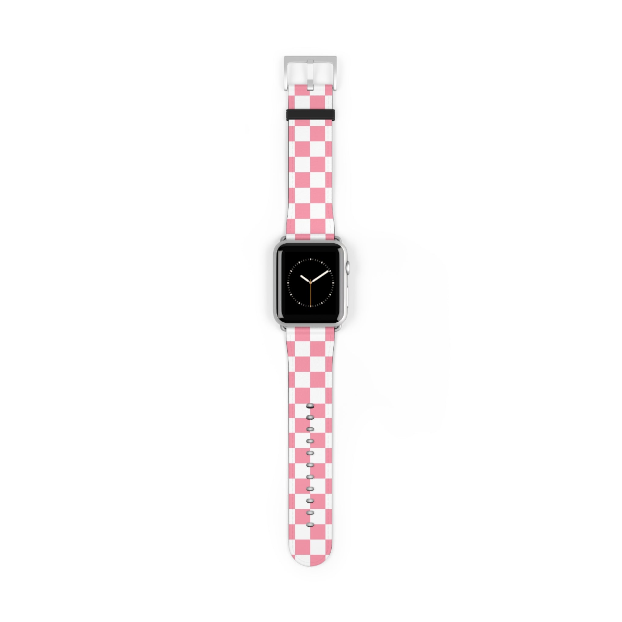 Brigandine Checkered Scene Watch Band, Artsulli - Art is Long, Life is Short, Accessories, Size, 42 - 45 mm, Color, Silver Matte, , , 13793459753063293633