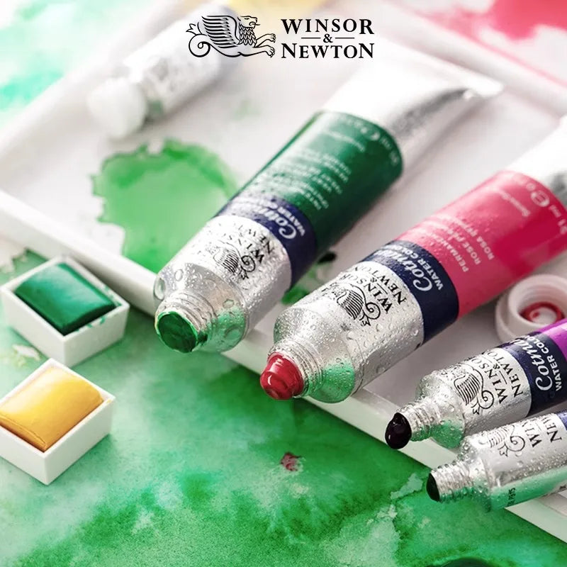 Winsor & Newton Cotman Watercolor Paint, 8ml Single Tube Art Supplies Aquarela Good Transparency, for Art Students, Artist