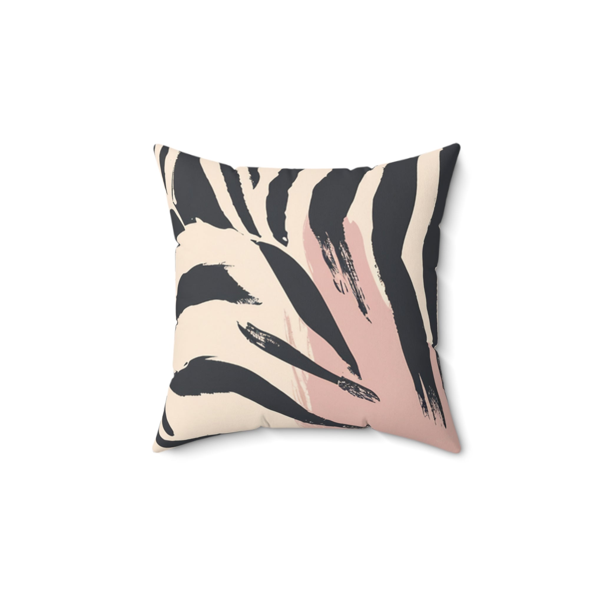 Zebra Brush Strokes Faux Suede Square Pillow, Artsulli - Art is Long, Life is Short, Home Decor, , , , , , , 
