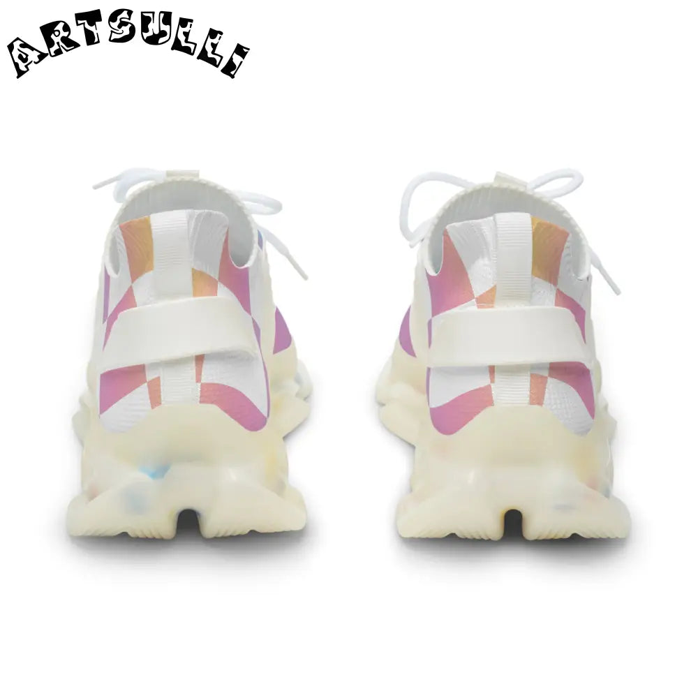 JAKKOUTTHEBXX Vaporwave Check Men’s Mesh Sneakers JAKKOUTTHEBXX