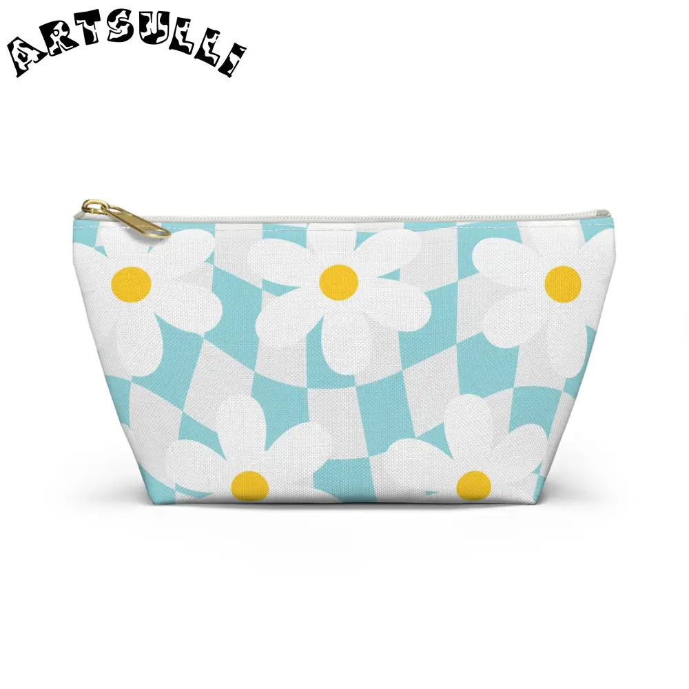 JAKKOUTTHEBXX Trippy Check Garden II Accessory Pouch w T-bottom