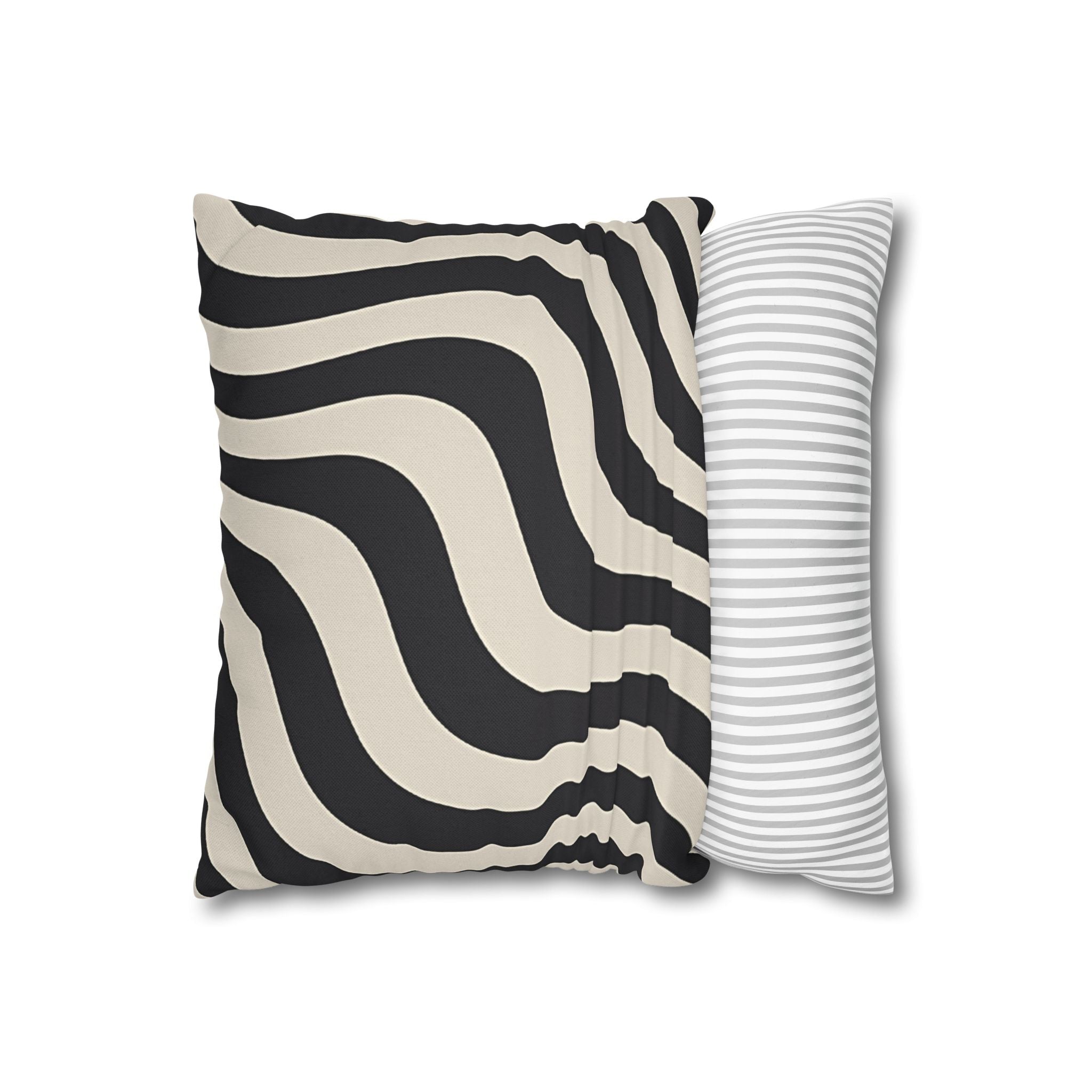 Spun Polyester Square Pillowcase