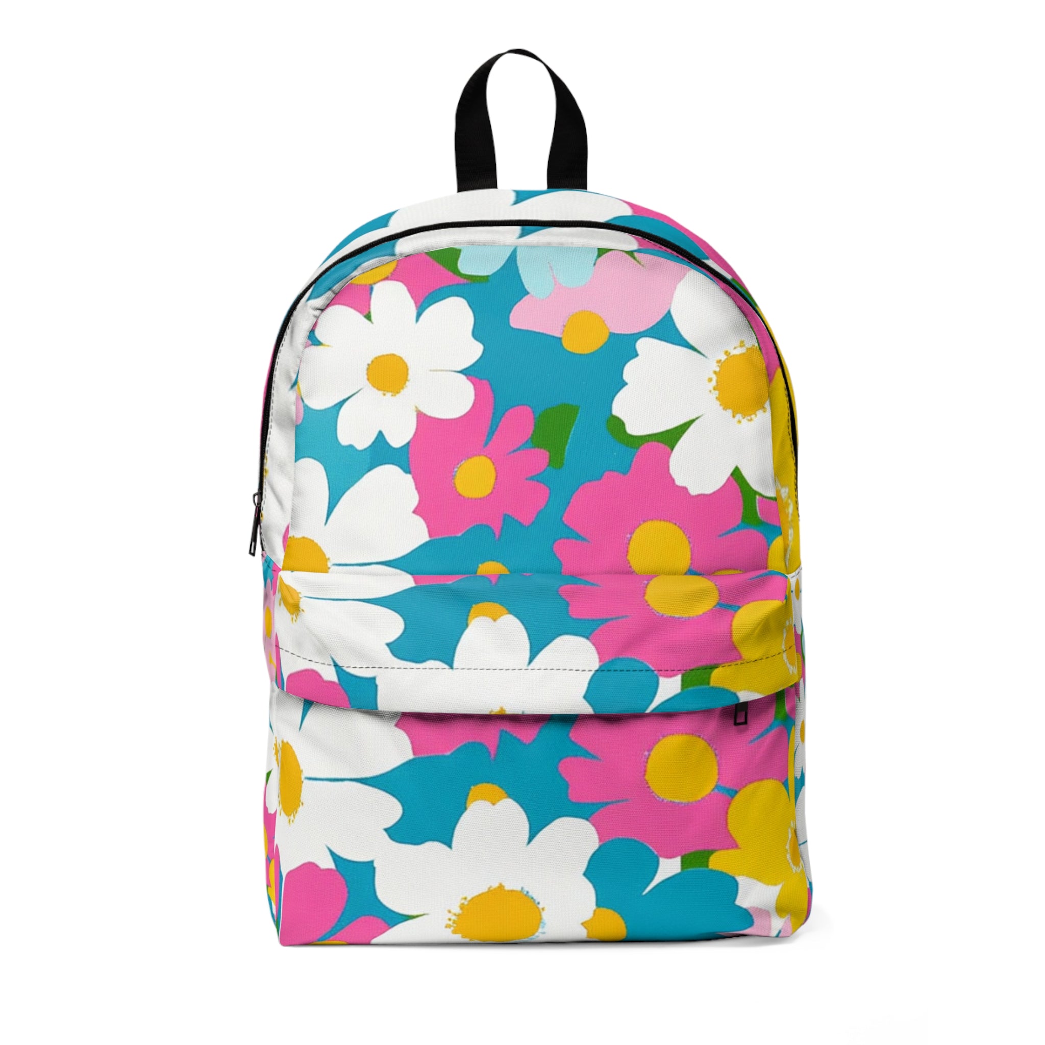 Flowers Multi-Color Unisex Classic Backpack, Artsulli - Art is Long, Life is Short, Bags, Size, One size, , , , , 11136983419583303428
