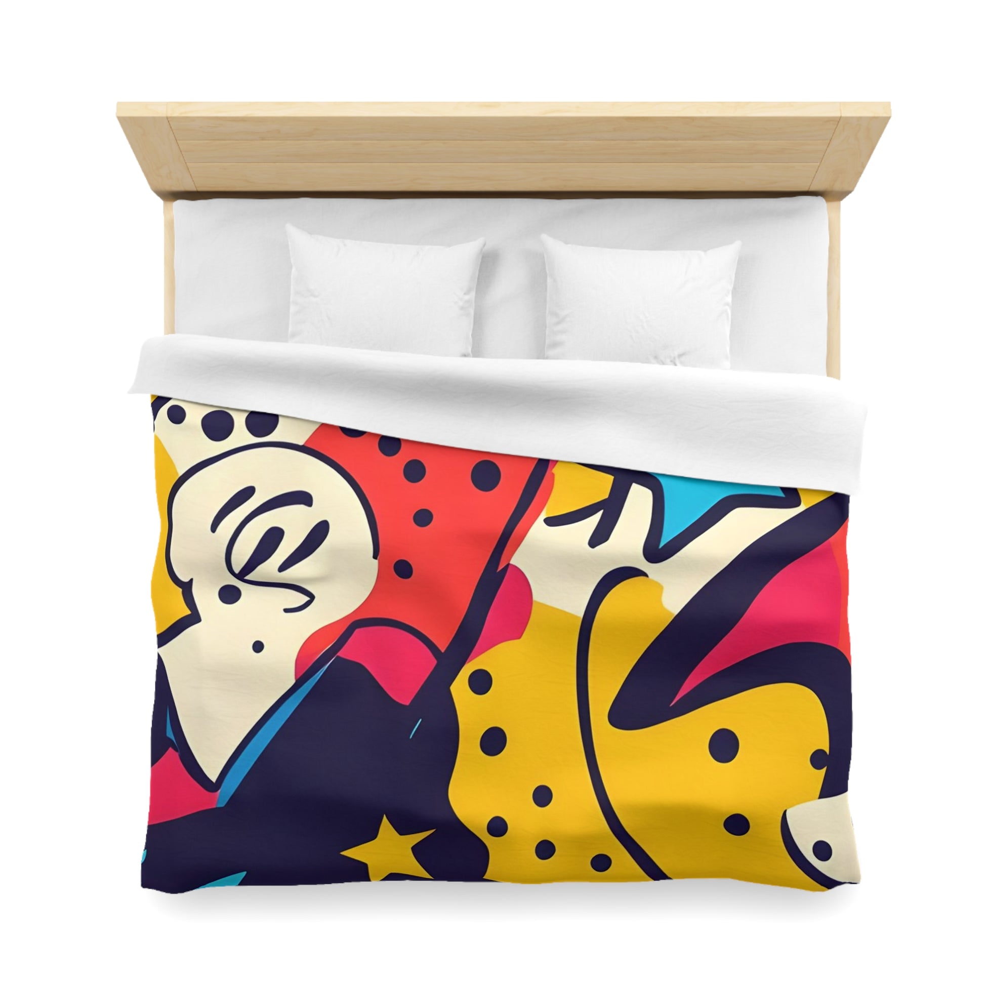 Comic x Pop Art Microfiber Duvet Cover, Artsulli - Art is Long, Life is Short, Home Decor, , , , , , , 