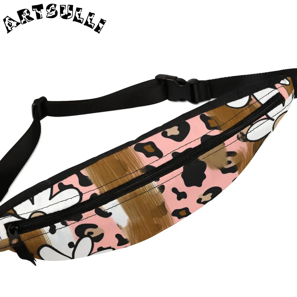 JAKKOUTTHEBXX Sutfin Ghosts Pop Art Fanny Pack JAKKOUTTHEBXX