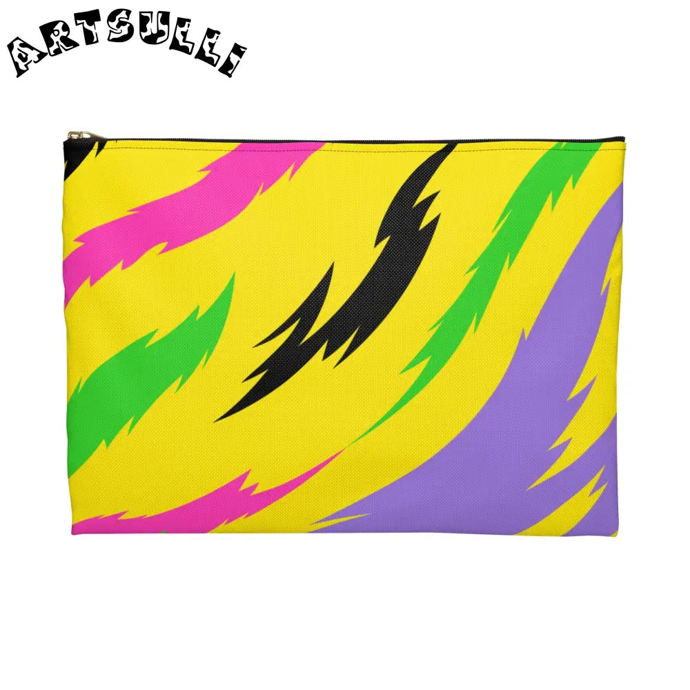 JAKKOUTTHEBXX Electric Tiger Fur Flat Pouch 2025