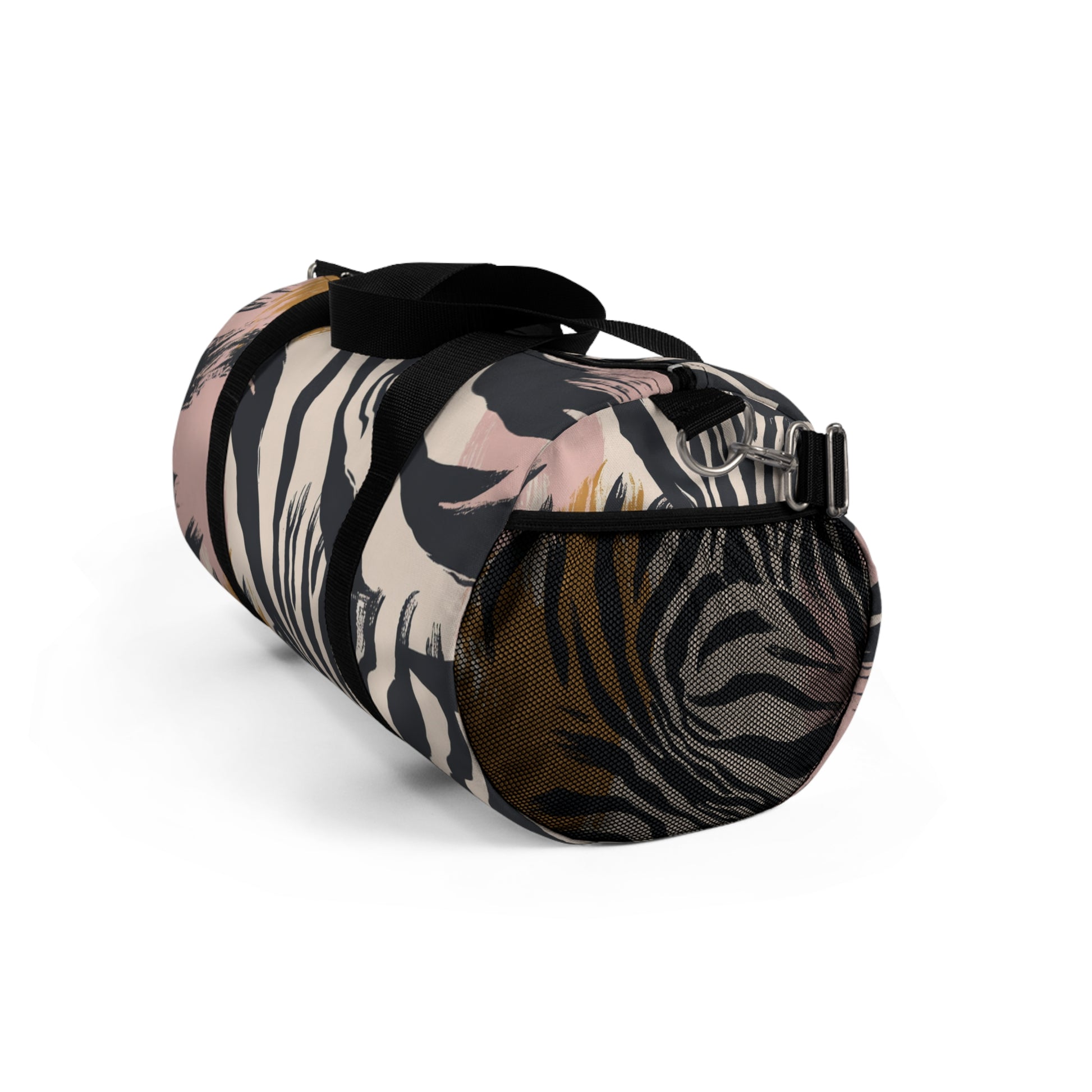 Zebra Brush Strokes Duffel Bag, Artsulli - Art is Long, Life is Short, Bags, , , , , , , 