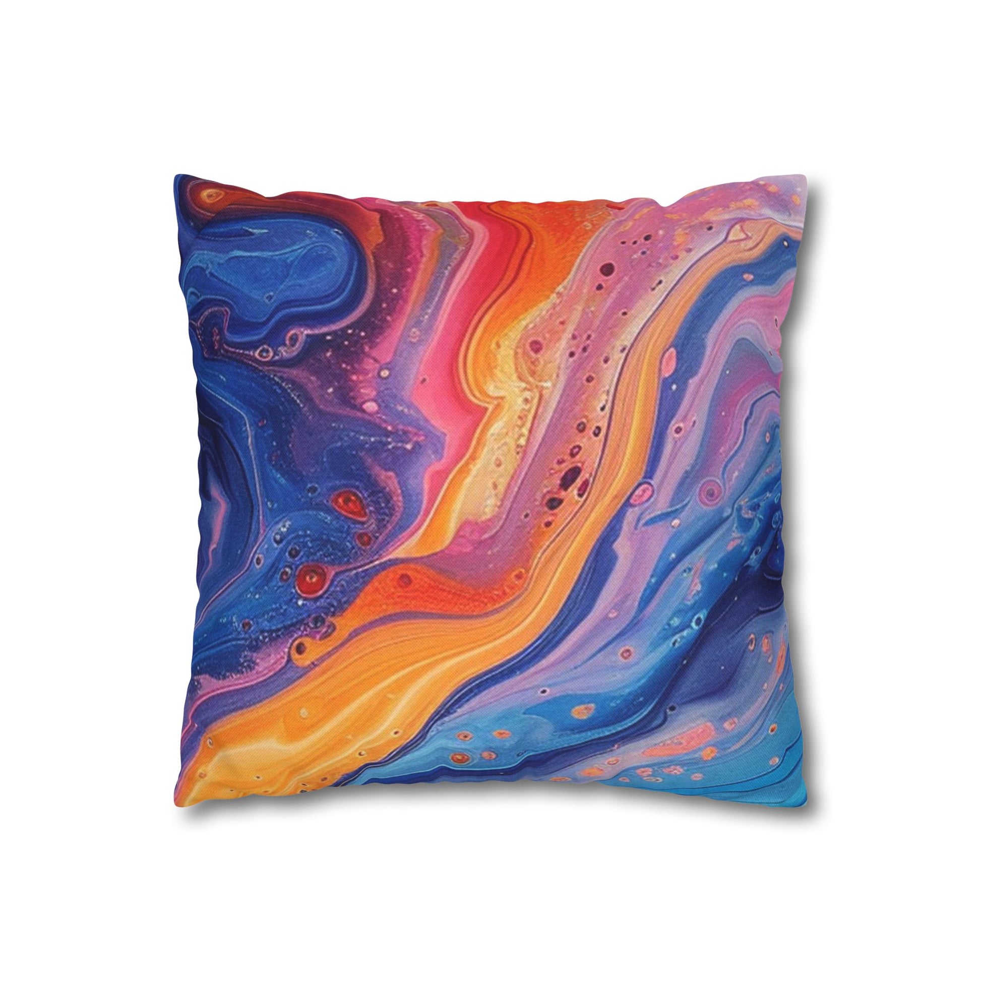 Spun Polyester Square Pillowcase, Artsulli - Art is Long, Life is Short, Home Decor, , , , , , , 