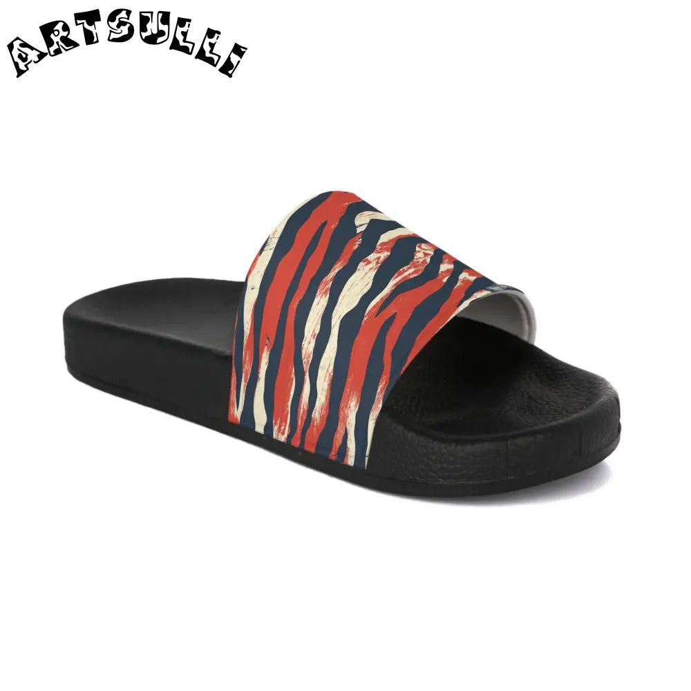 JAKKOUTTHEBXX Capricious Tiger Wave Men’s Slide Sandals