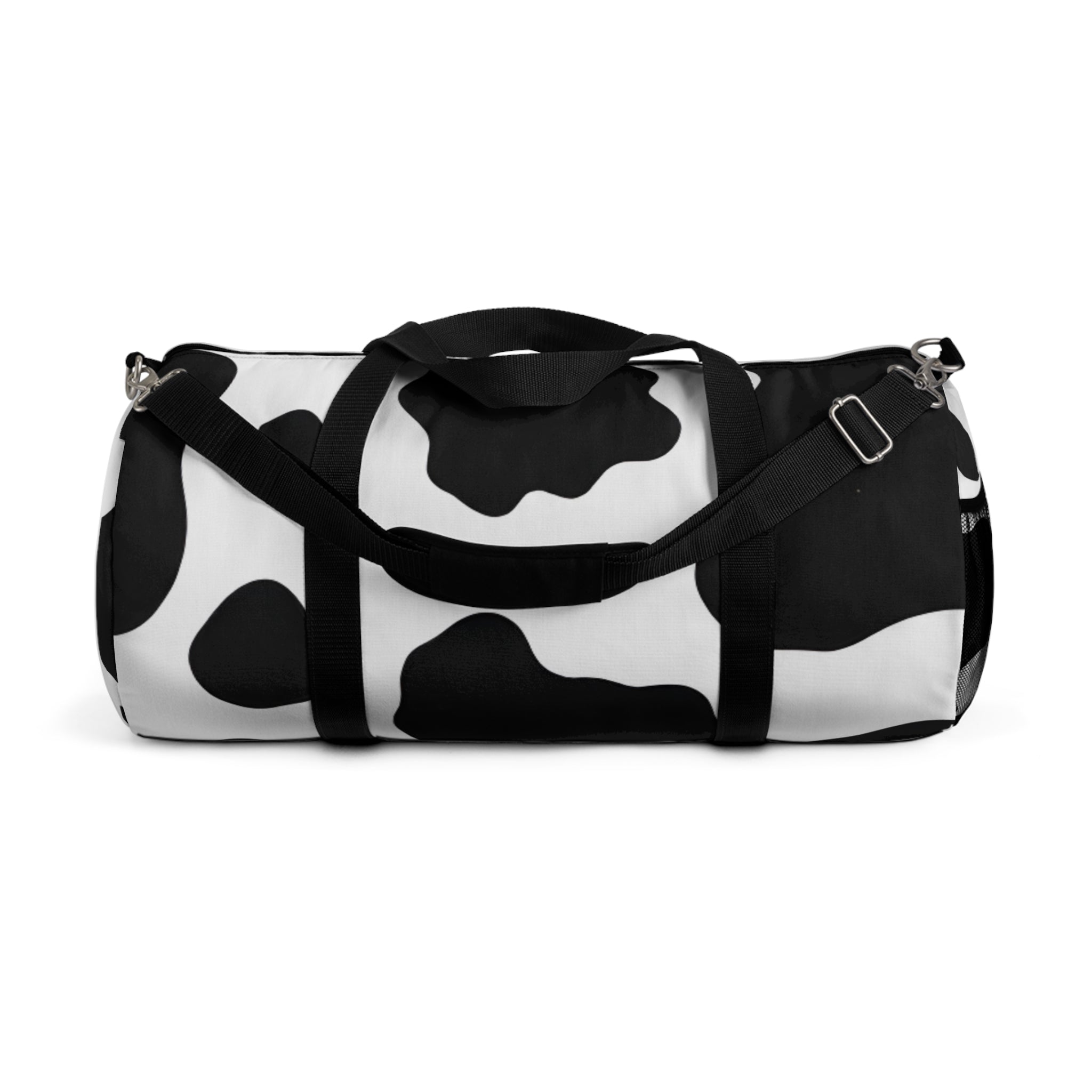Cow Print Focus Duffel Bag, Artsulli - Art is Long, Life is Short, Bags, Size, Large, , , , , 33052131508396