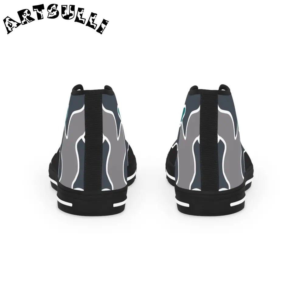 JAKKOUTTHEBXX Surreal Camouflage Men’s High Top Sneakers